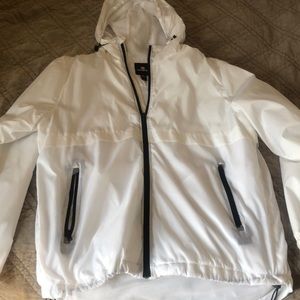 South Pole White Windbreaker